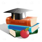 University Books, Cap and Apple